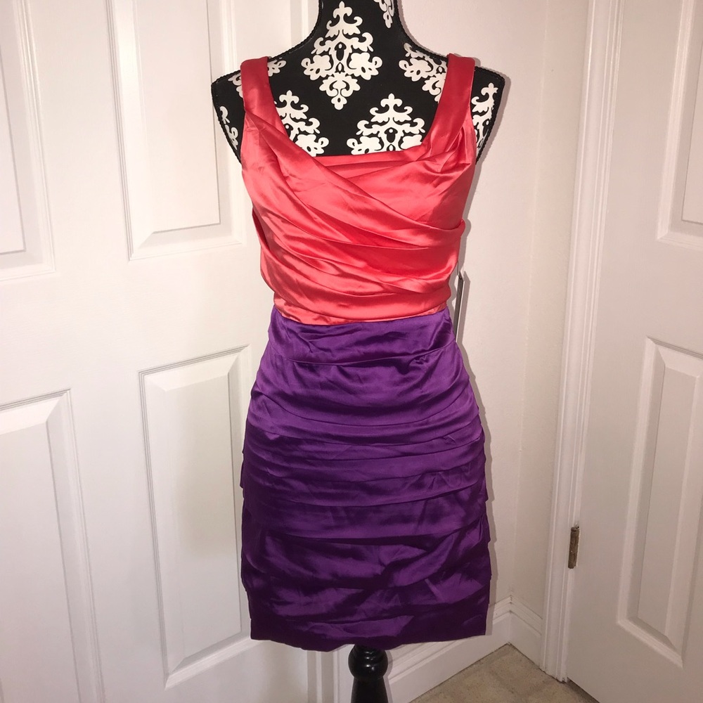 NWT Orange and Purple Express dress